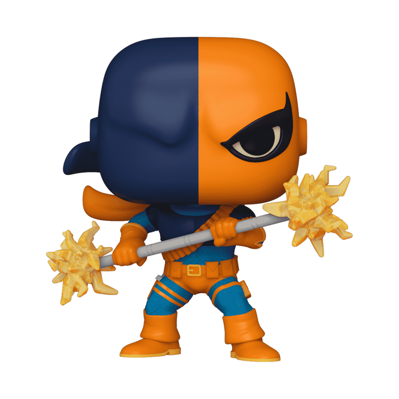 DC Comics POP! Vinyl Deathstroke with Bo Staff #477 – Funko Pop Collectible for DC Fans, Perfect for Display & Gifting