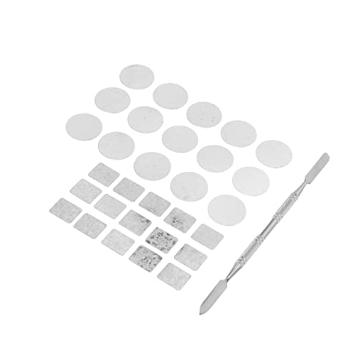 15-Piece Round Empty Makeup Palette Set - Reusable Magnetic Eyeshadow Palette Stickers & Depotting Tools for Professional Makeup Artists | Perfect for DIY Makeup Organization, Travel & Makeup Studio Use