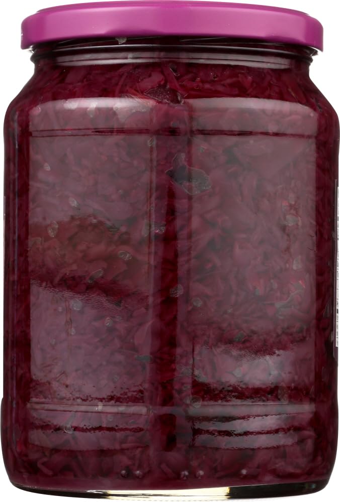 Hengstenberg Red Cabbage with Apple - Traditional German Sauerkraut, Gluten-Free & Vegan, Perfect for Sandwiches, Salads & Sausage Pairing