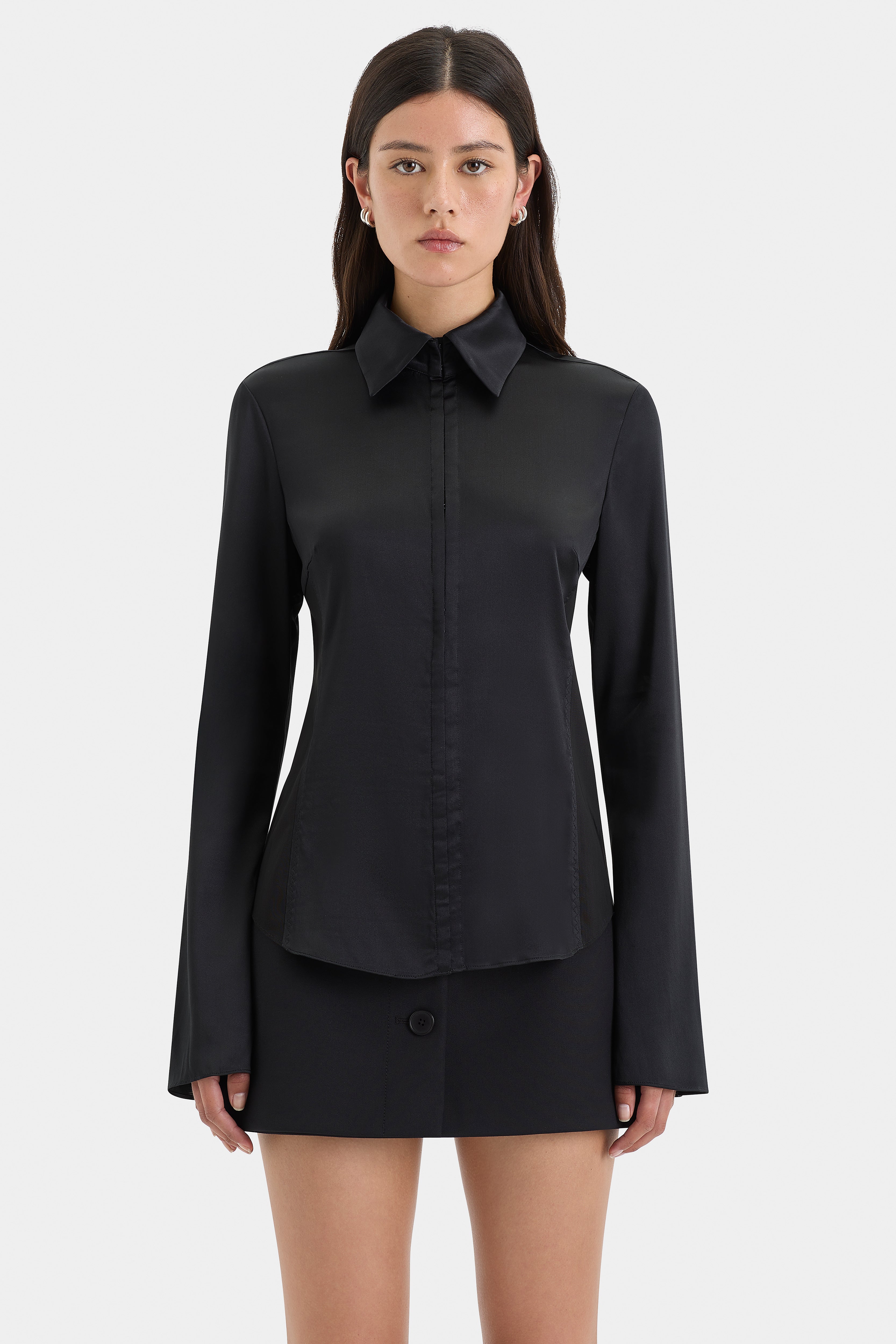 Sonora Evening Shirt for Women - Elegant Flowy Blouse for Date Night & Special Occasions | Perfect for Dinner Parties, Cocktail Events & Evening Outings