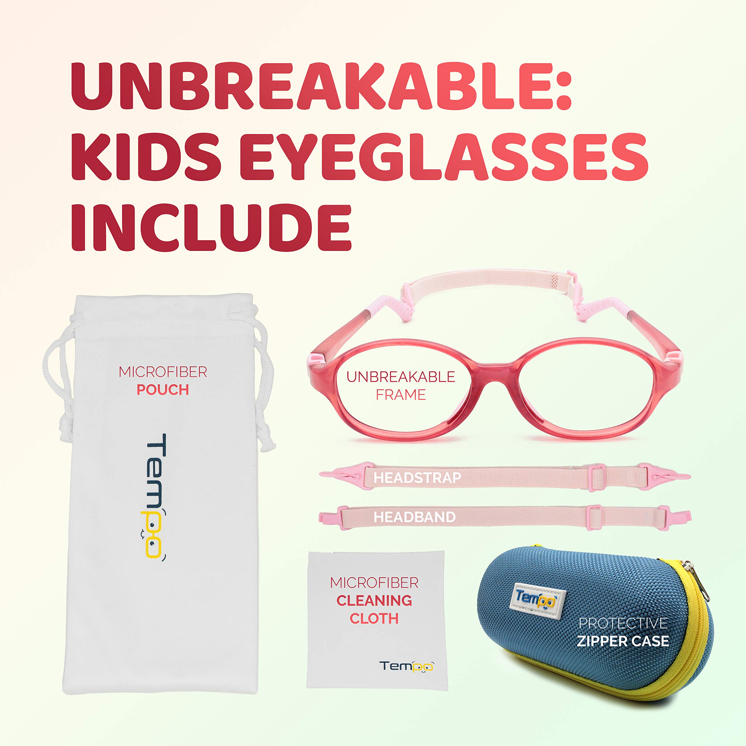 Unbreakable Kids Glasses - Flexible & Durable Children's Eyewear for Active Lifestyles - Perfect for School, Sports, and Everyday Wear - Model 3005