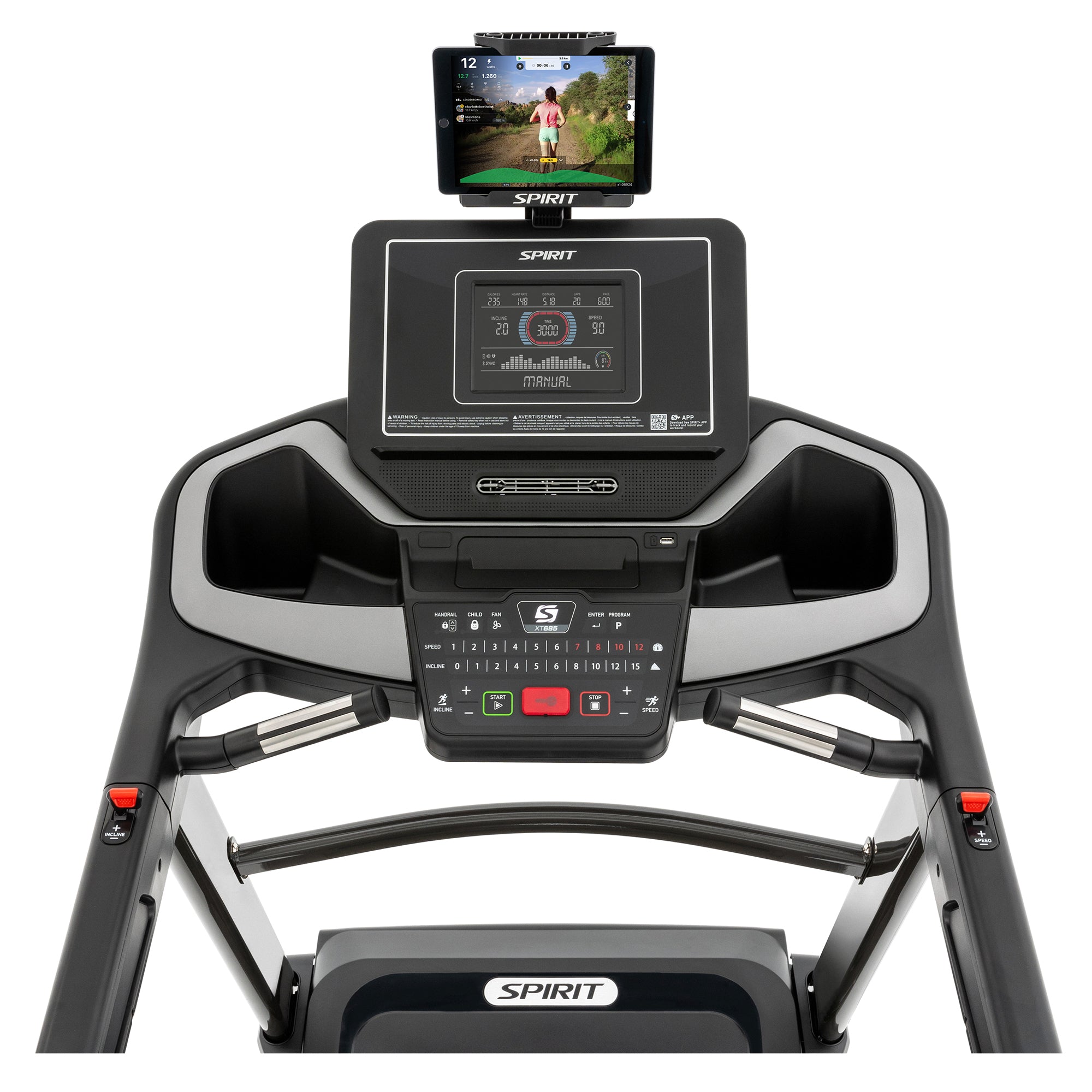 Spirit XT685 Treadmill - Premium Home Fitness Equipment for Running & Walking | Perfect for Home Gym, Cardio Workouts & Weight Loss