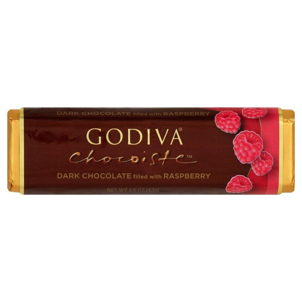 Premium Dark Chocolate Raspberry Bars - 1.5oz (24 Count Case) | Gourmet Snacks, Office Treats & Gift Baskets