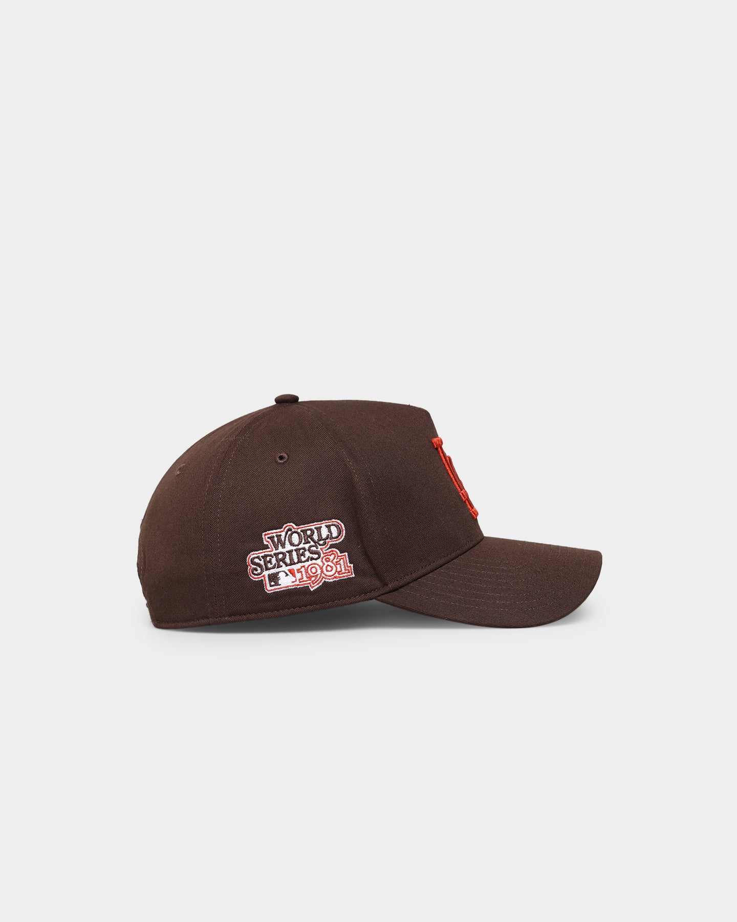 47 Brand Los Angeles Dodgers 'Caramel Chocolate' MVP DT Snapback Adjustable Hat - Brown/Caramel for Baseball Fans & Streetwear Fashion
