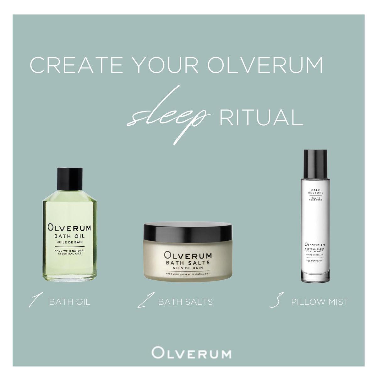 Olverum Bath Salts - Natural Relaxing & Detoxifying Mineral Soak for Stress Relief & Muscle Recovery | Perfect for Spa Nights, Self-Care & Gift Giving