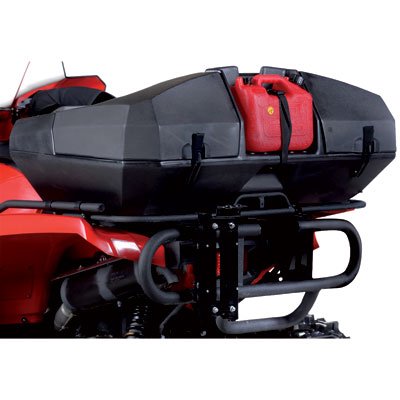 Kimpex Outback Rear Trunk 89L Black for Can-Am Outlander 400 H.O. XT 2008 - Durable ATV Storage Box for Off-Road Adventures & Hunting Gear