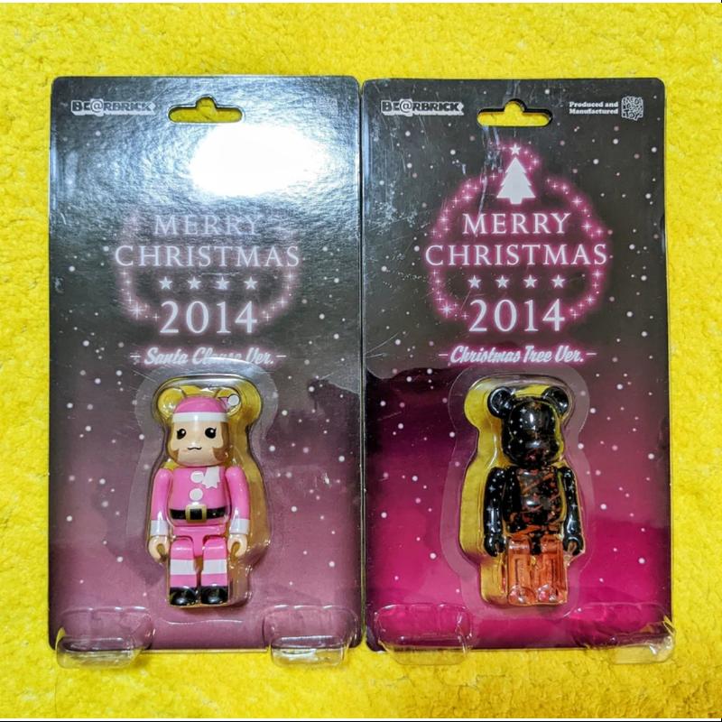 Limited Edition Be@rbrick MERRY CHRISTMAS 2014 Set - 100% Medicom Toy Collectible for Christmas Decor & Gift Giving