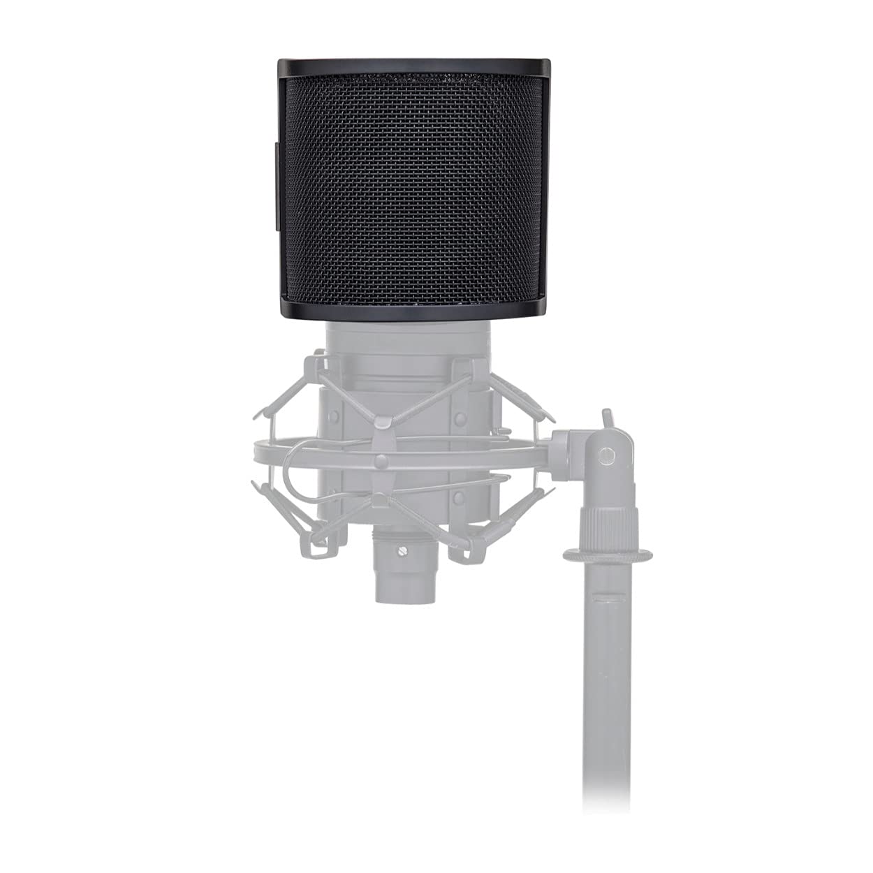 Knox Gear Pop Filter (Medium) - Professional Mic Windscreen for Recording, Podcasting & Streaming - Reduce Plosives & Background Noise for Clear Audio - Perfect for Home Studios, Podcasters & Gamers