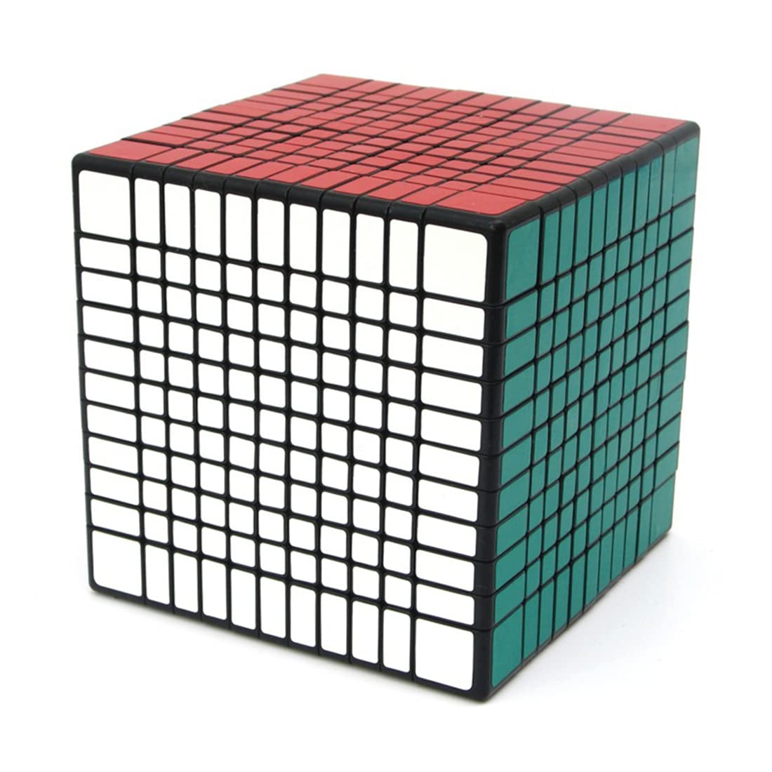 HMANE Shengshou 11x11 Speed Cube Black - Professional Puzzle Cube Toy for Kids & Adults - Perfect for Stress Relief, Brain Training & Competition Practice
