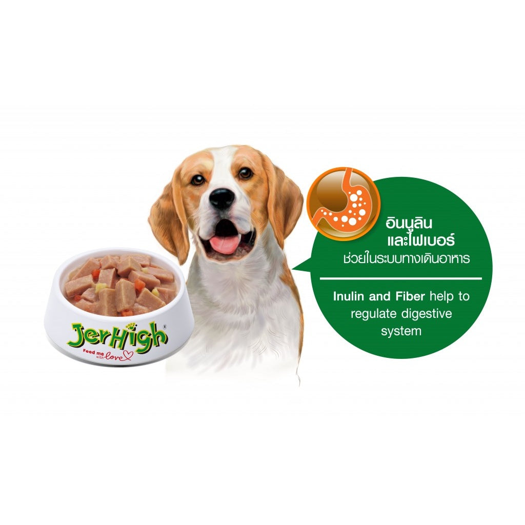Premium High Moisture Nutritious Wet Dog Food for Small & Medium Breeds - 120g Pouch - Rich in Protein & Vitamins - Perfect for Travel, Training & Daily Meals