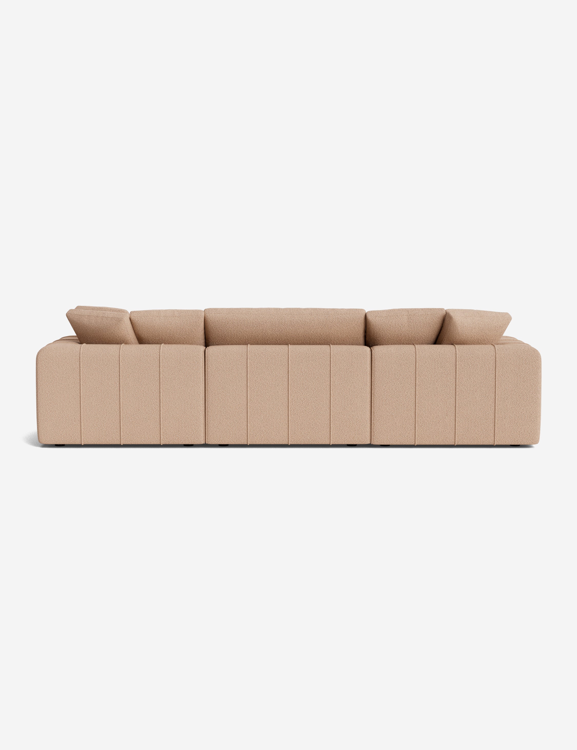 Capella Sofa - Modern Comfortable Sectional Couch for Living Room, Lounge & Family Room - Soft Fabric Upholstery, Sturdy Frame - Perfect for Relaxing, Entertaining & Movie Nights