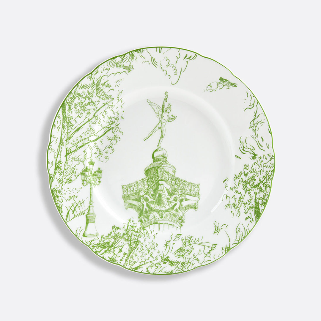 Tout Paris Salad Plates Set of 6 - Elegant French Dinnerware for Entertaining - Perfect for Salads, Appetizers & Dinner Parties