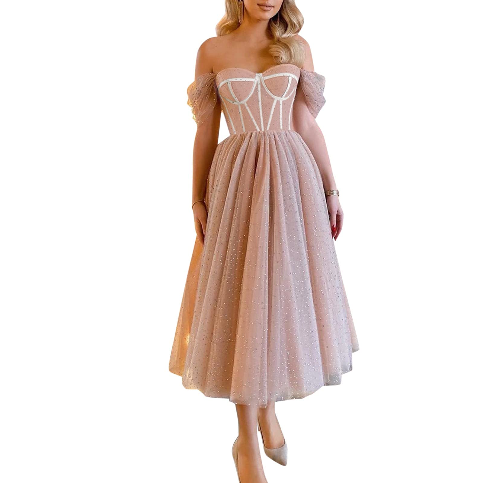 Elegant Long Black Dress for Women - Wedding, Party & Special Occasions - Fashion Formal Evening Gown for Prom, Dinner Date & Night Out