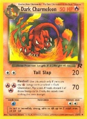 Dark Charmeleon Team Rocket 32/82 Pokemon Trading Card Game - Rare Collectible Card for Battles & Trading - Perfect for Fans, Collectors & Competitive Players