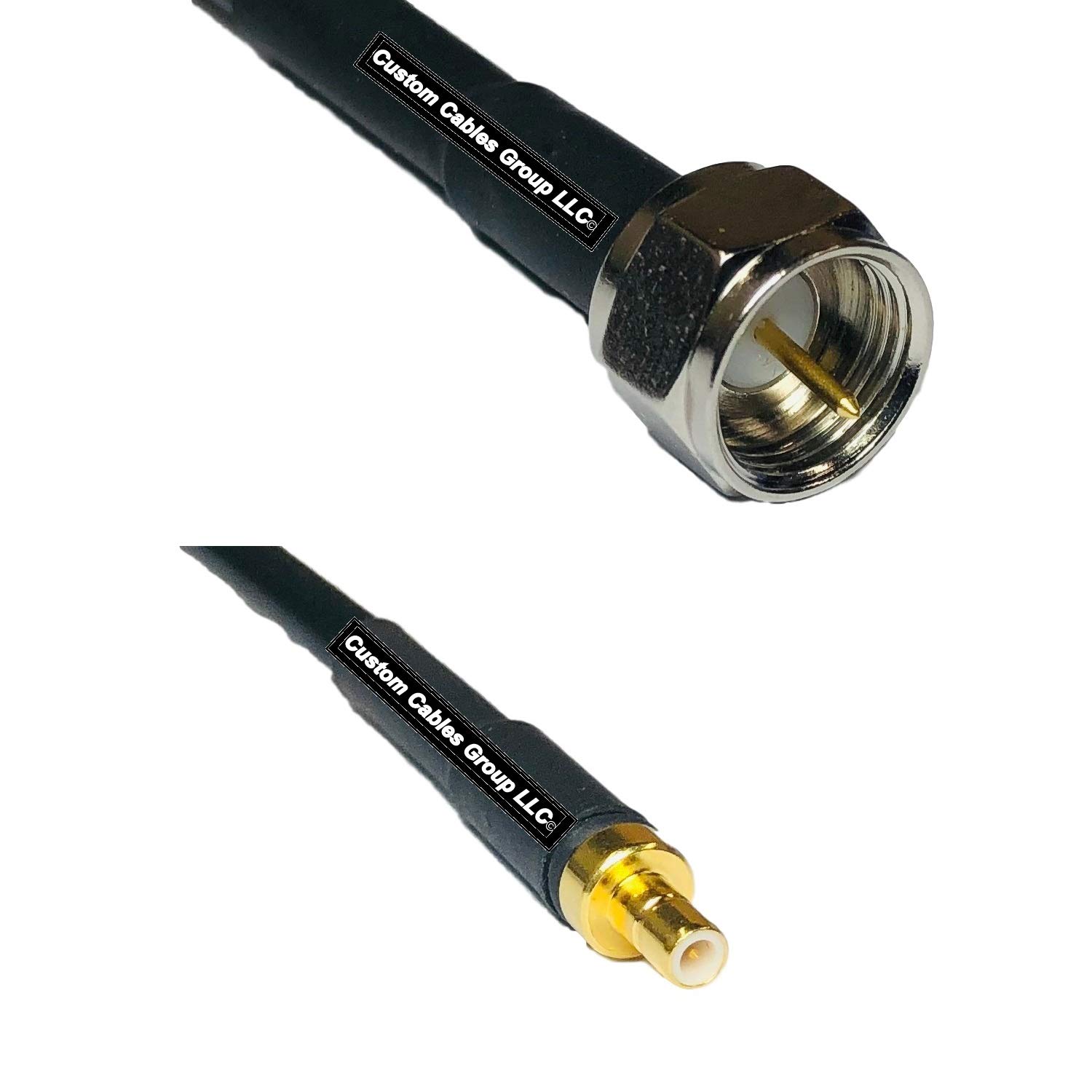 3 Feet RG58 F Male to SMB Male RF Pigtail Coaxial Cable - High Frequency Signal Transmission for Ham Radio, TV Antennas & CCTV Systems