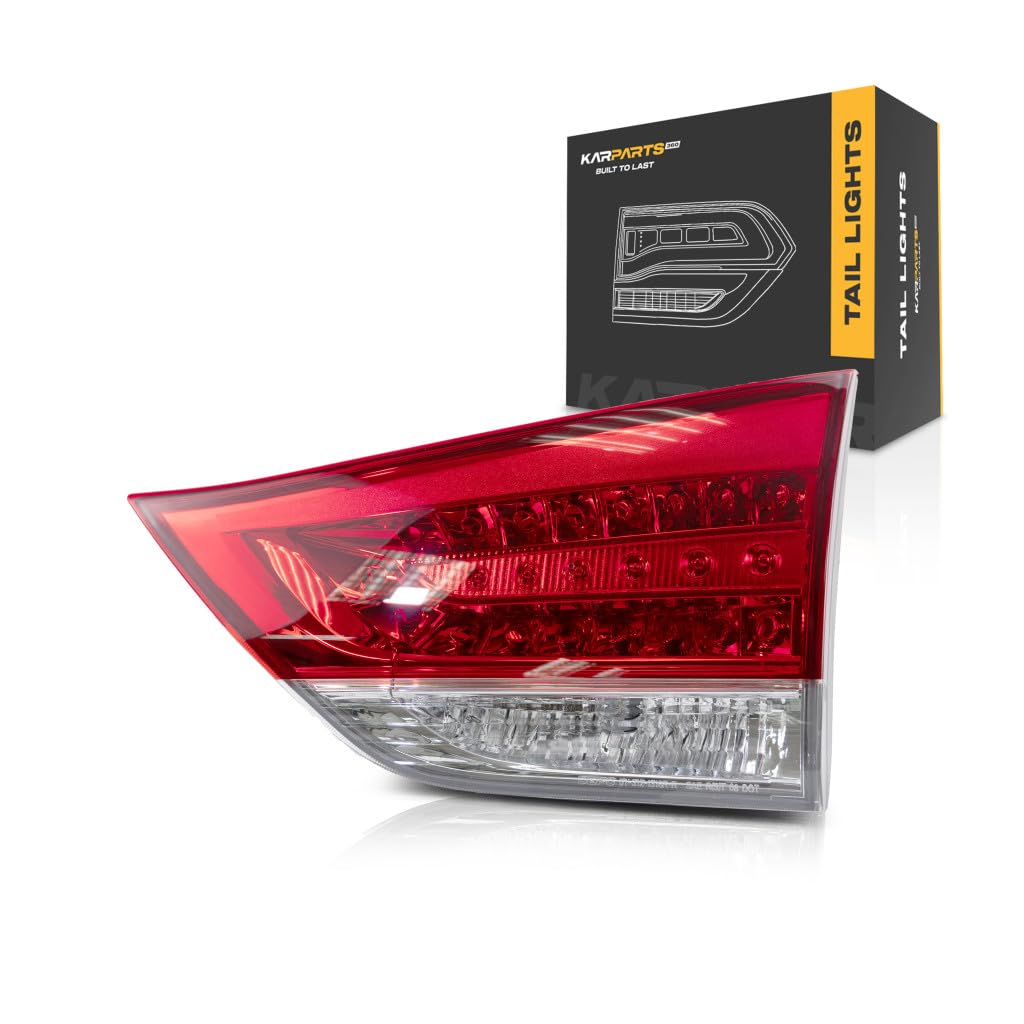 Toyota Sienna Rear Inner Tail Light Passenger Side (2011-2014) - Compatible with BASE/LE/XLE/LIMITED Models - DOT Certified - Replacement for TO2803125 & 81580-08011 - Includes Bulbs - Perfect for Night Driving & Enhanced Vehicle Safety