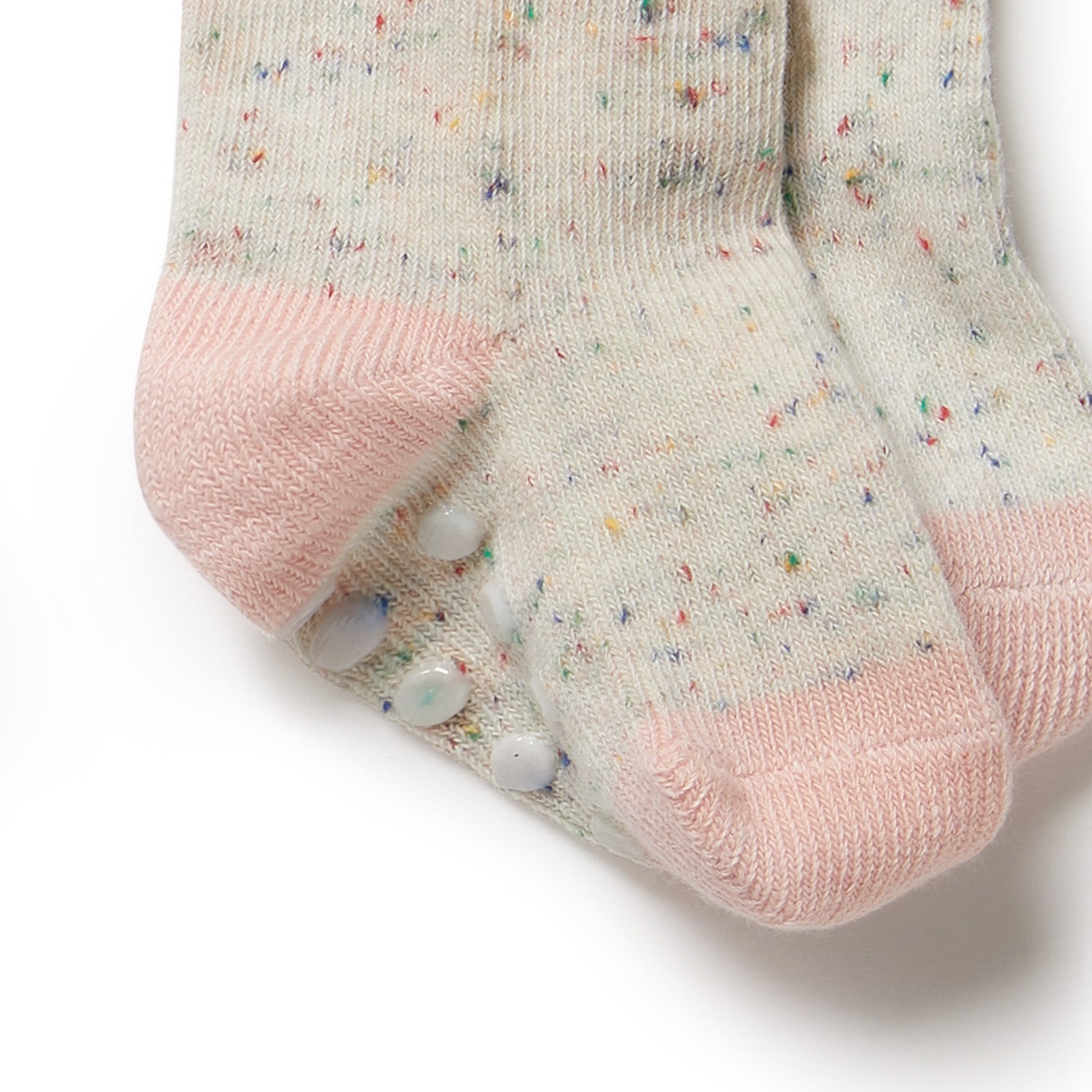 3 Pack Baby Socks - Soft Cotton Non-Slip Infant Socks for Boys & Girls (0-24 Months) - Perfect for Playtime, Crawling & Everyday Wear