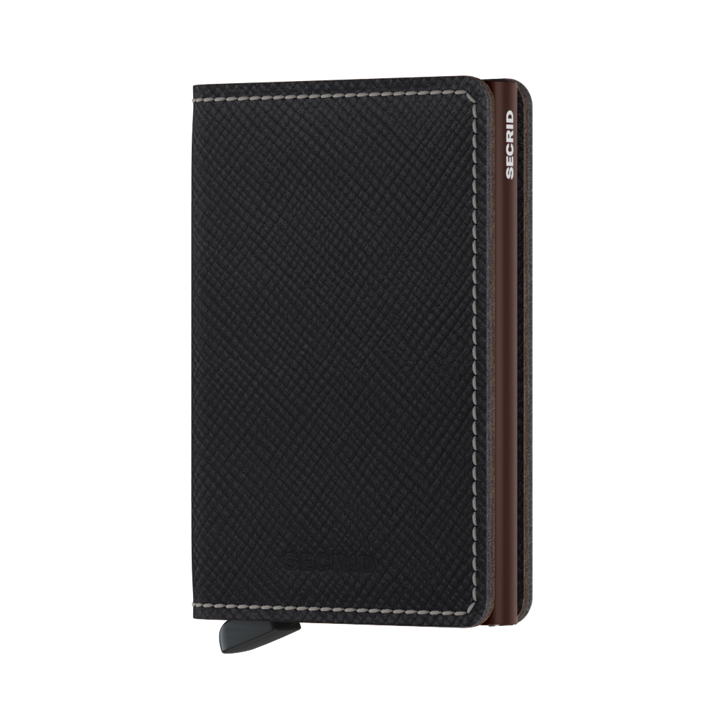 SECRID Slimwallet Saffiano Leather - RFID Blocking Minimalist Wallet for Men & Women | Perfect for Travel, Business & Everyday Use