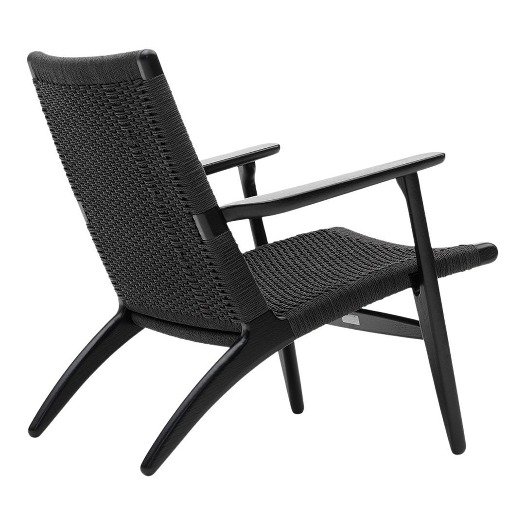 Hans Wegner CH25 Easy Chair | Mid-Century Modern Lounge Chair | Handcrafted Teak Wood & Paper Cord Design | Perfect for Living Room, Office & Reading Nook