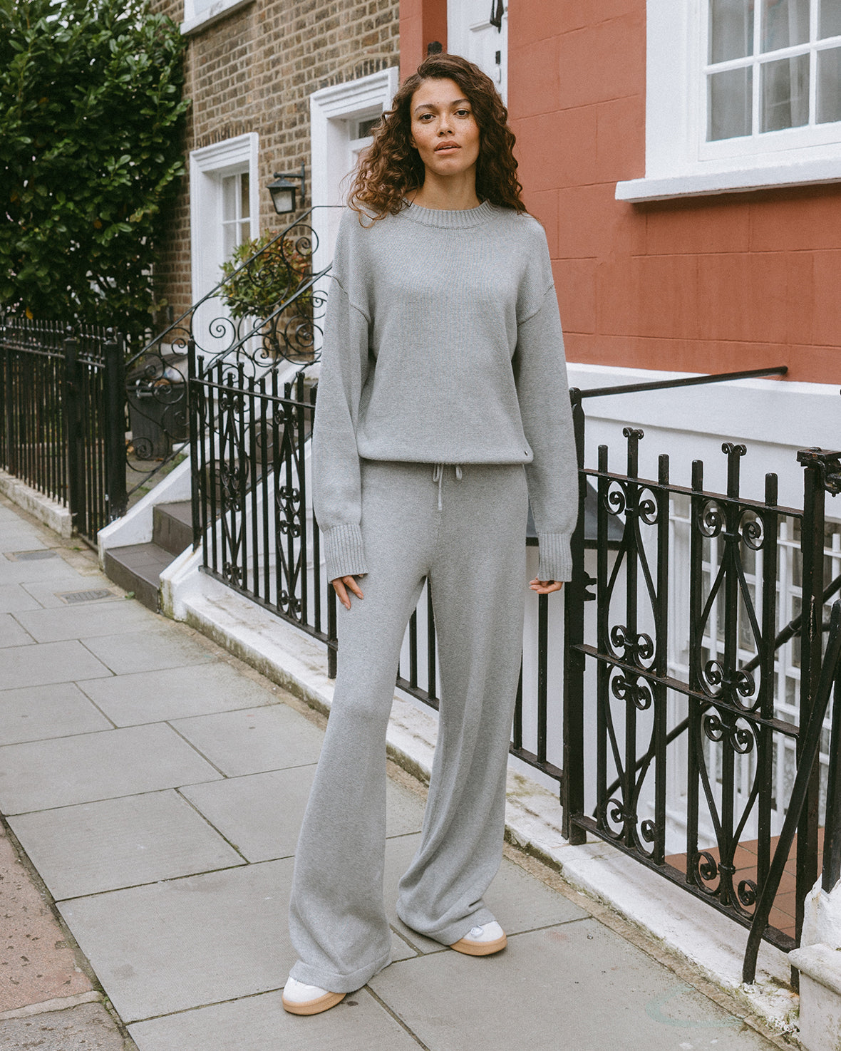Soft & Warm Cotton Cashmere Blend Knitted Sweatshirt for Women - Cozy Winter Pullover for Casual Outfits & Layering
