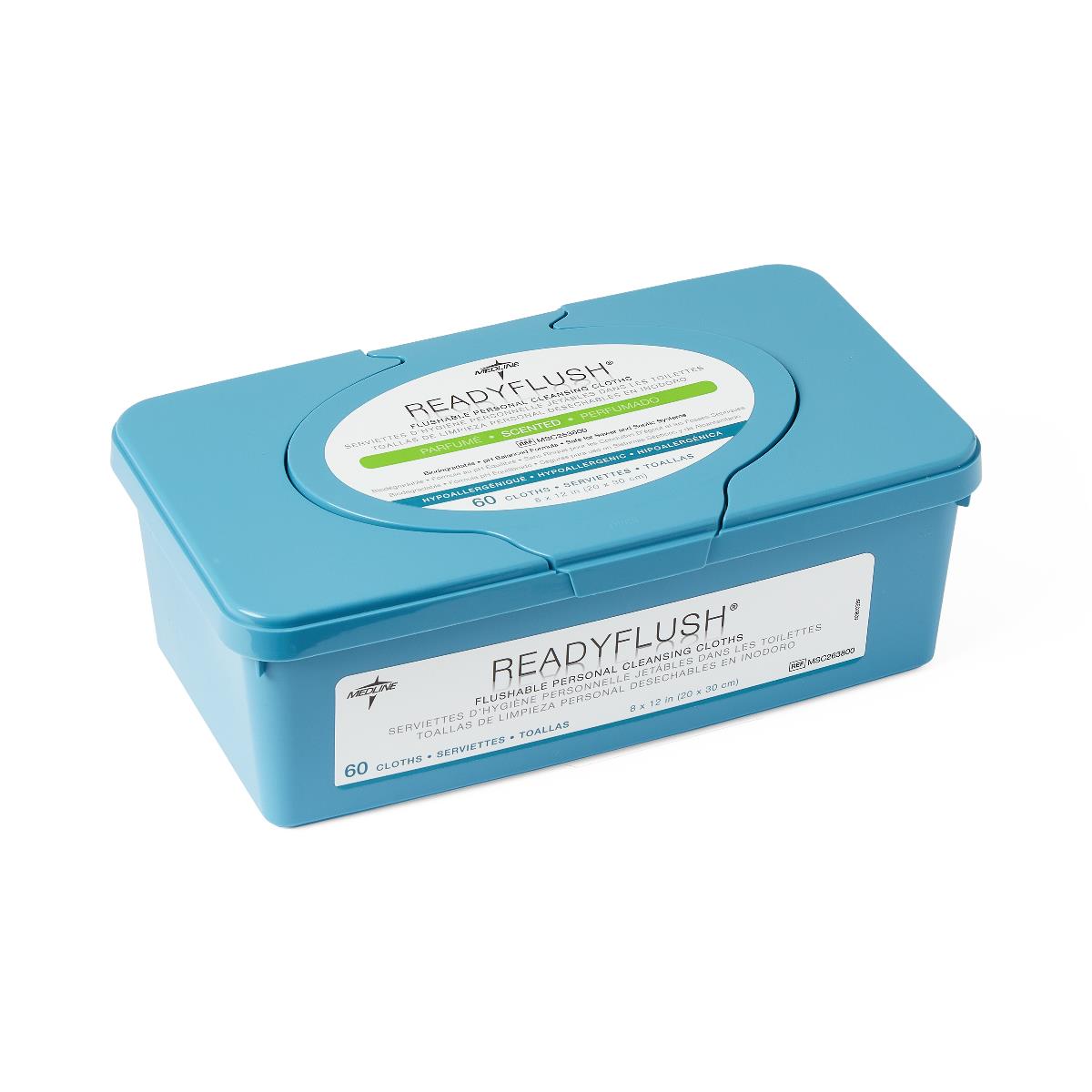 ReadyFlush Biodegradable Flushable Wipes - Eco-Friendly Personal Hygiene Wipes for Adults & Babies | Gentle Cleansing for Sensitive Skin | Perfect for Travel, Gym & Postpartum Care
