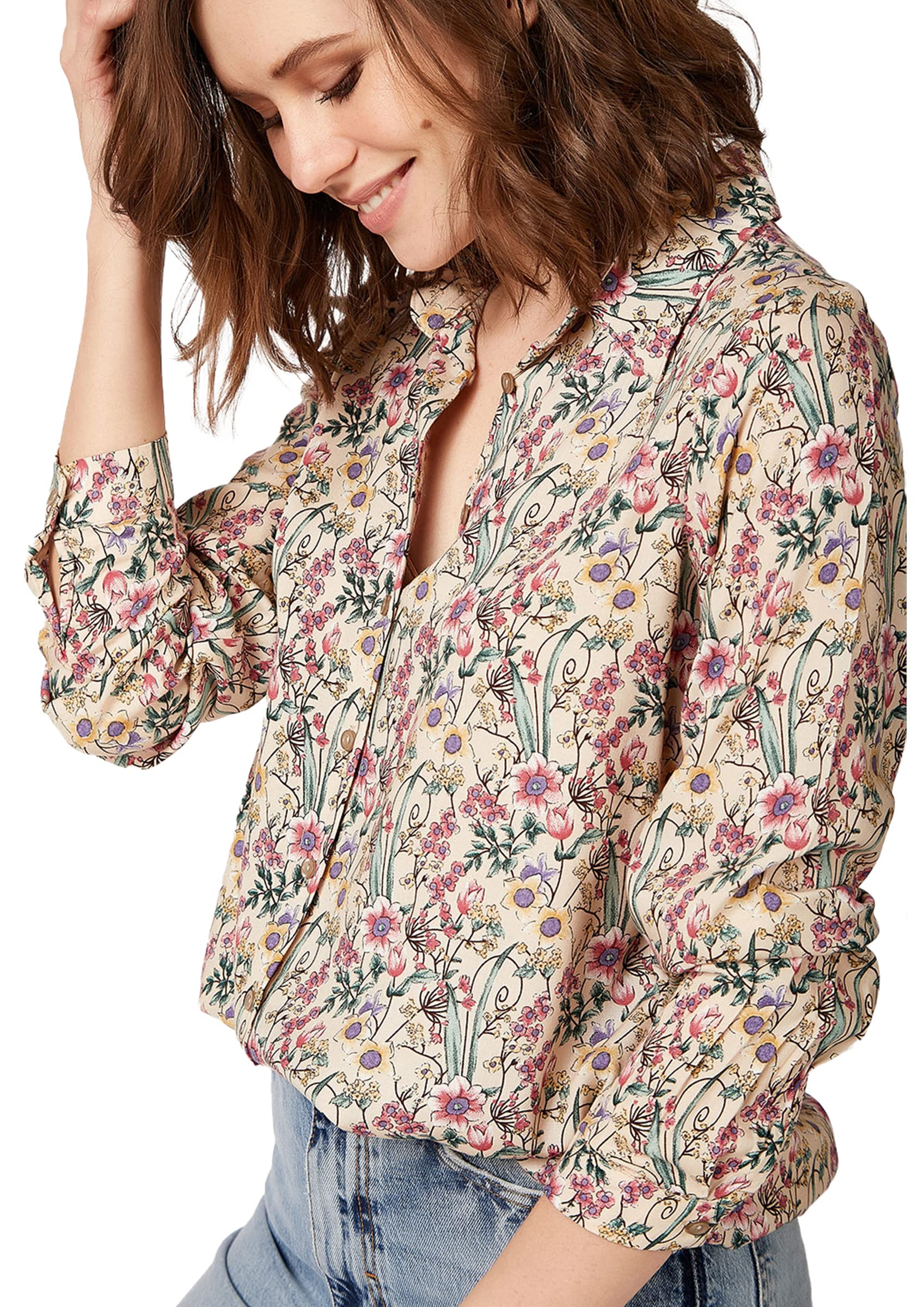 Women's Fashion Blouses - Long Sleeve Button Down Shirts for Work, Office & Casual Wear | Dressy Tops for Everyday Style & Professional Outfits
