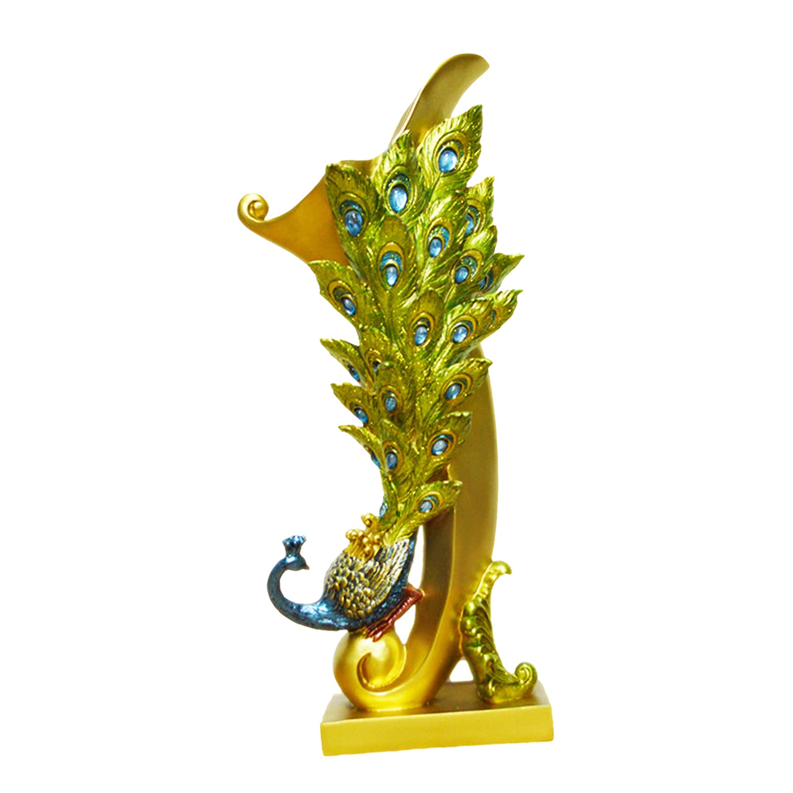 Peacock Shaped Flower Pot - Modern Decorative Succulent Vase for Home & Office Decor, Indoor Plant Container (Green) | Perfect for Living Room, Bedroom, Wedding Centerpiece & Gift Idea