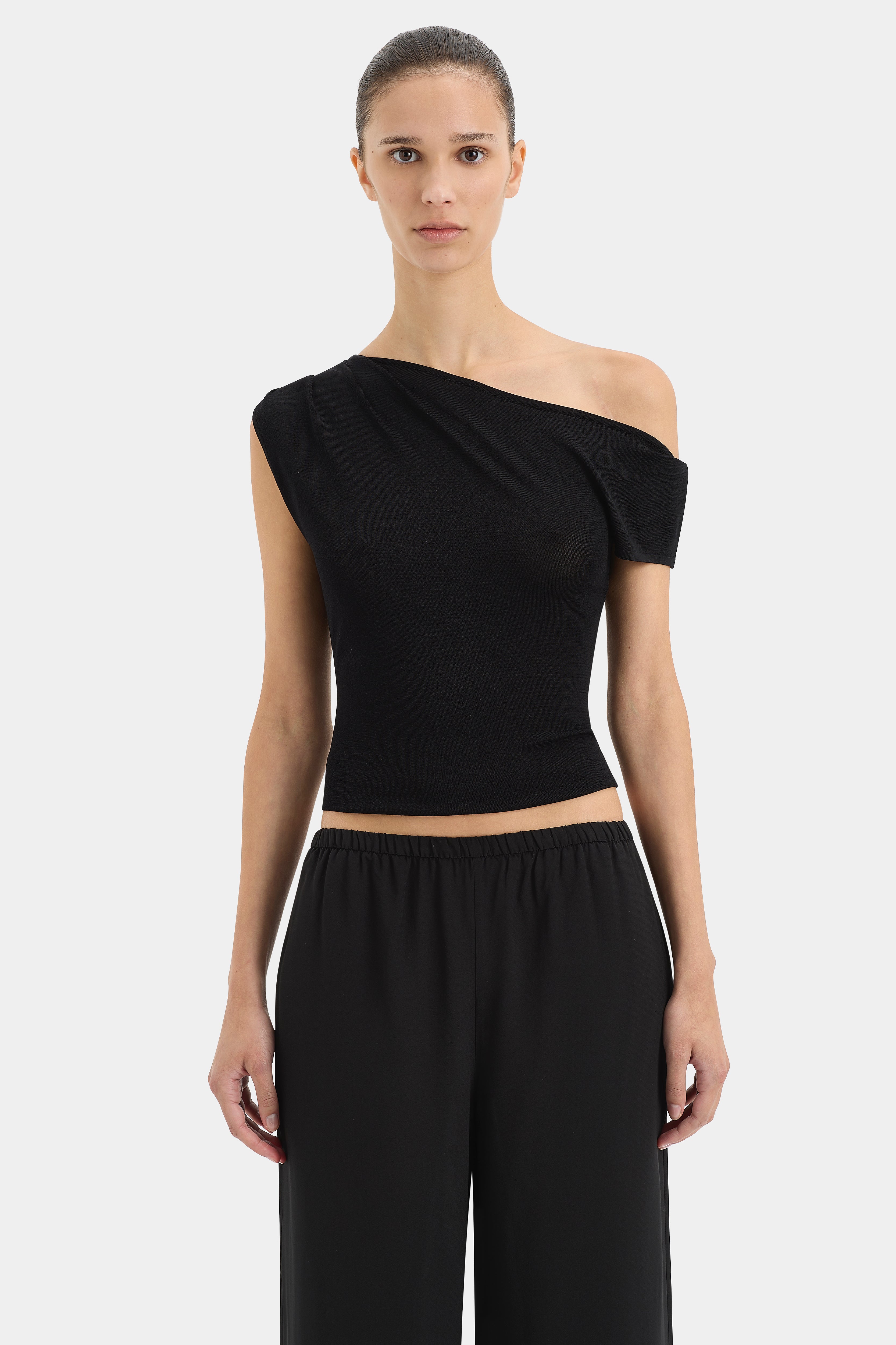 Adrienne Monochrome Pants - Stylish High-Waisted Trousers for Women | Office Wear, Casual Outfits & Evening Looks
