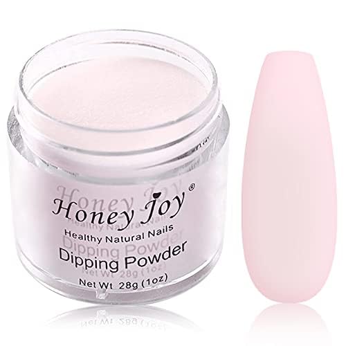 28g/Box Clear & Pink Dipping Powder for French Manicure - Natural Nail Foundation, White Dip Powder Nails Starter Kit - Perfect for Salon & Home Nail Art DIY