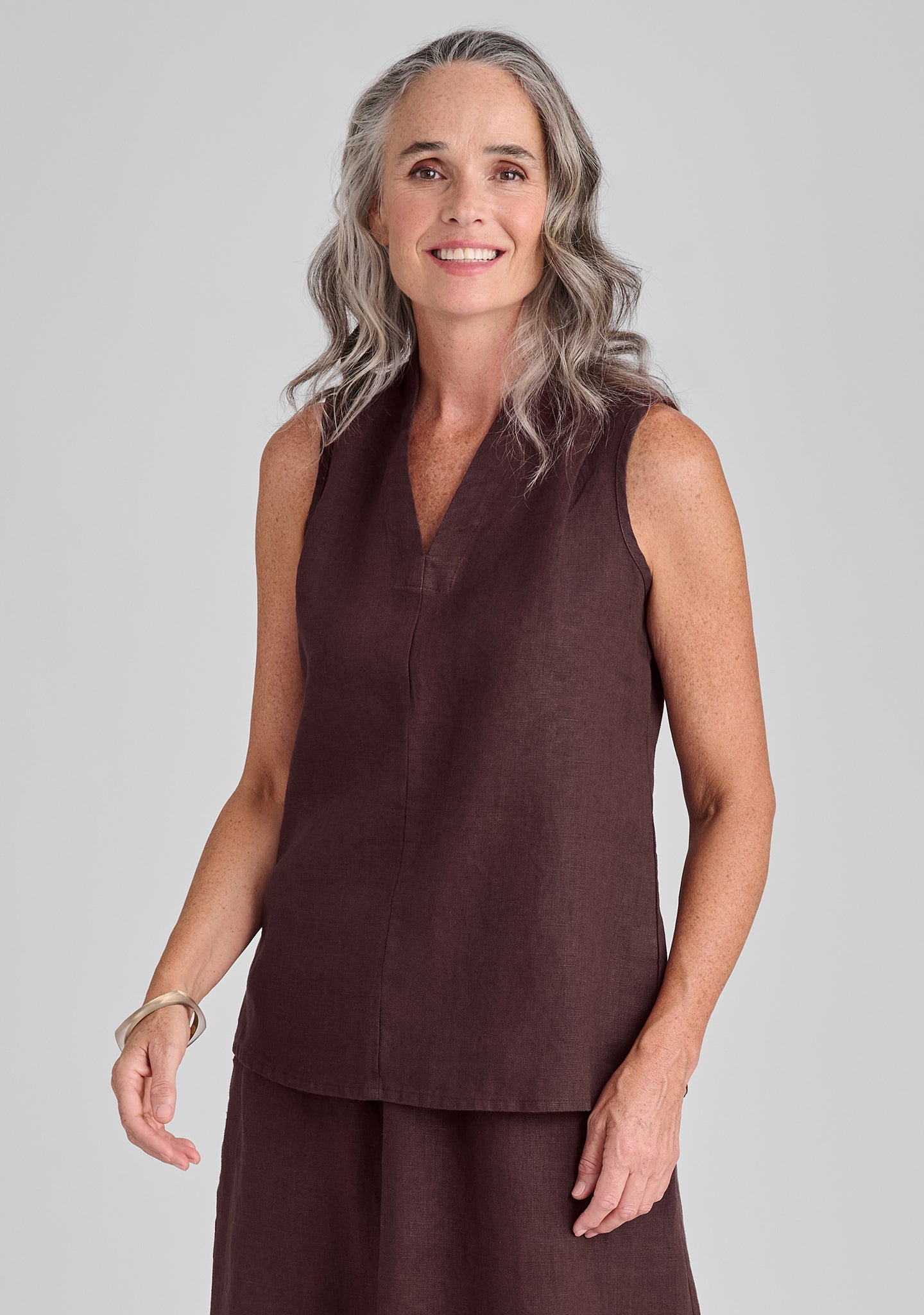 RSVP Linen Tank Top for Women - Breathable Summer Casual Tops | Perfect for Beach, Vacation & Everyday Wear