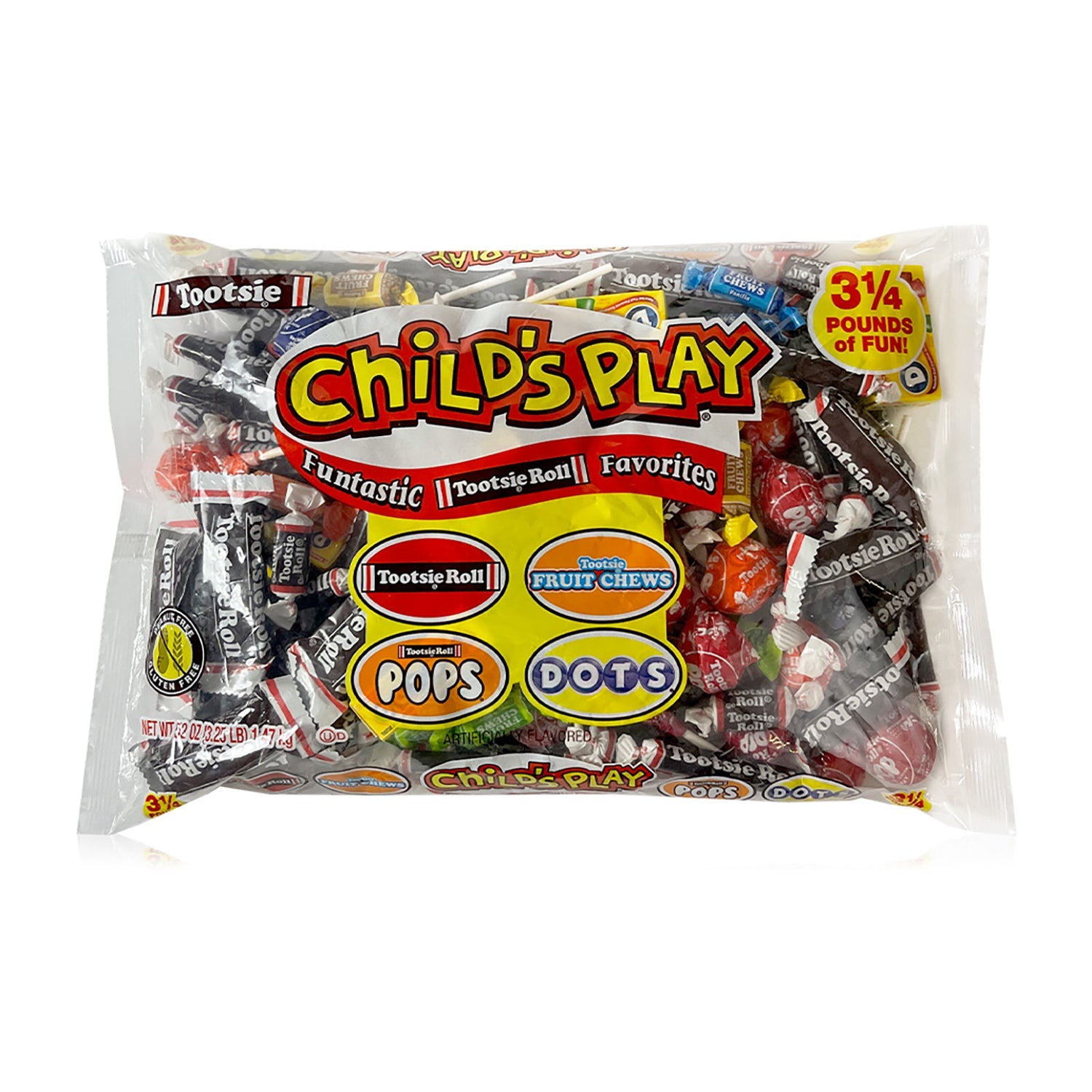 Assorted Tootsie Candies 3.25lb Bulk Bag - Fun Halloween Treats, Birthday Party Favors & Classroom Rewards for Kids