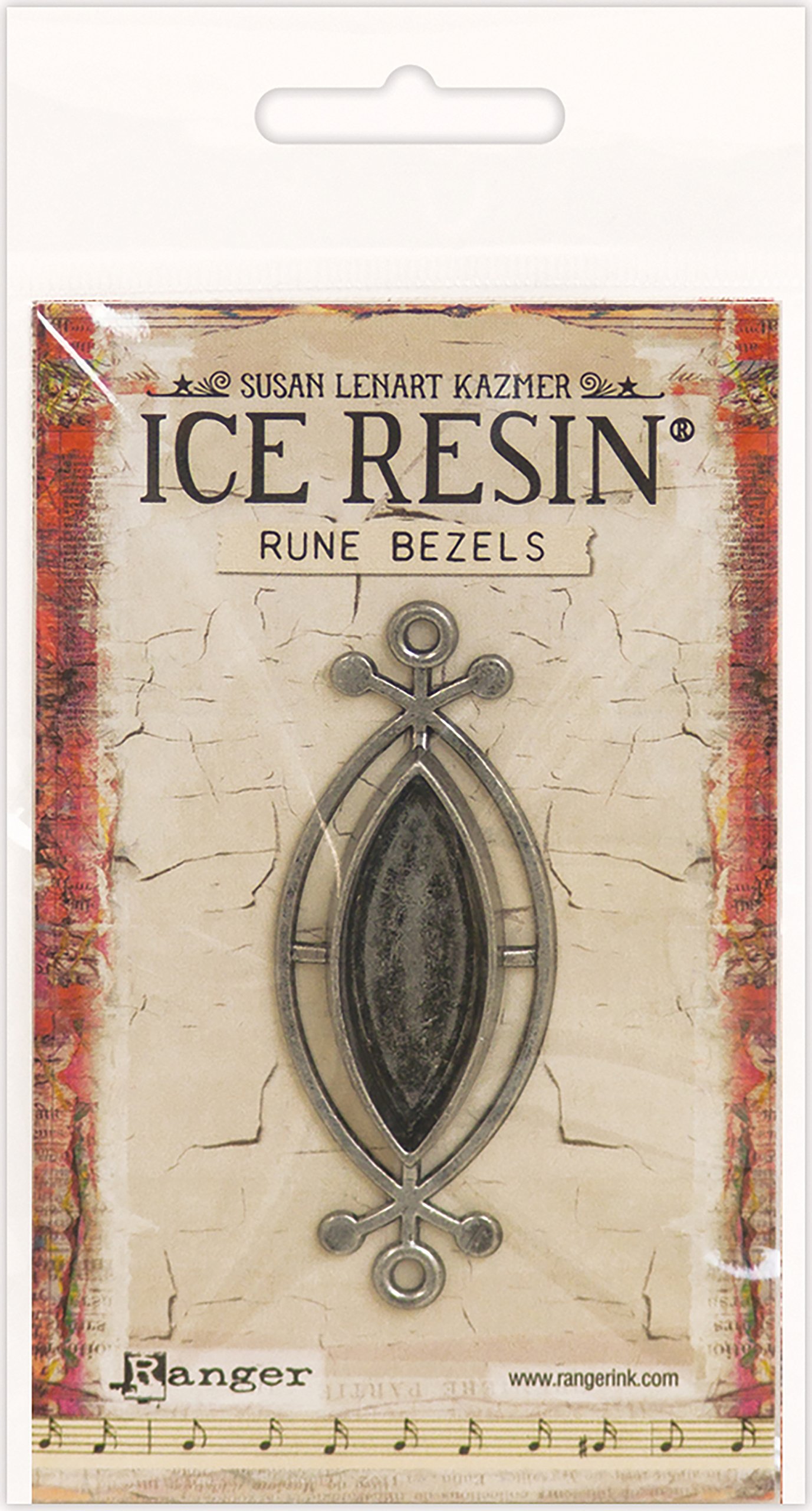 Ranger SLK ICE Resin Bezel Small - Silver One Size Jewelry Making Supplies for DIY Crafts & Pendants