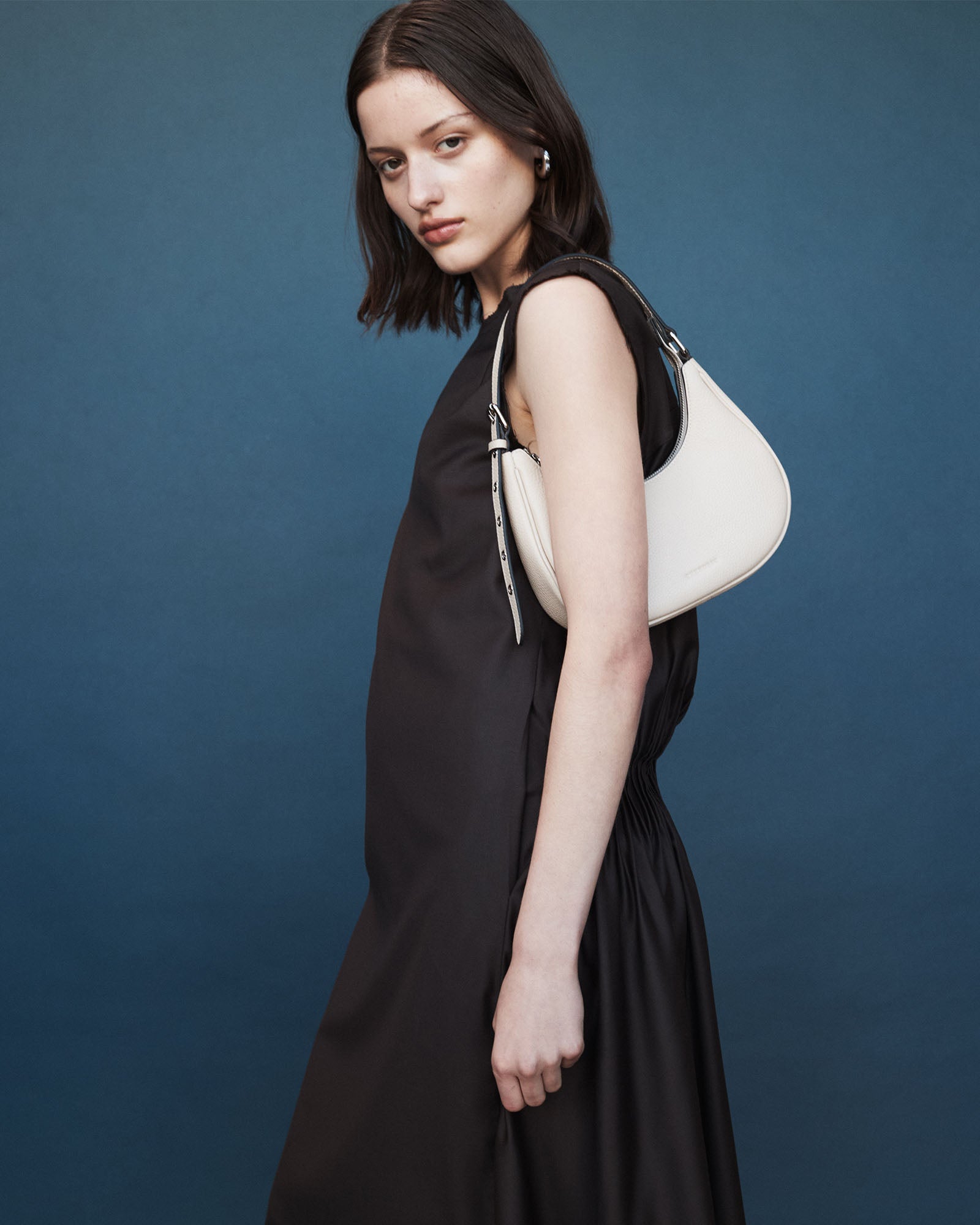 Friday Bag: Stylish Oat Pebbled Leather Crossbody Purse for Women - Perfect for Work, Travel & Everyday Use