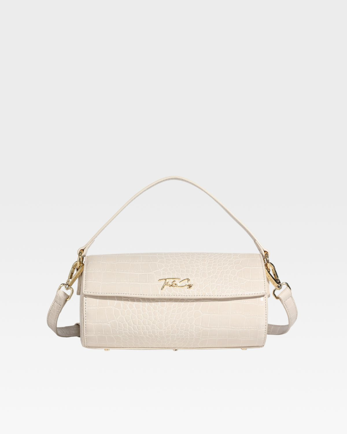 Stylish Beige Barrel Purse for Women - Trendy Crossbody Bag for Everyday Use, Travel & Shopping
