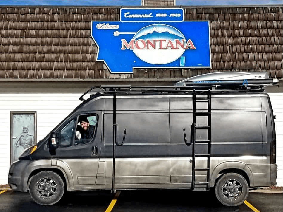 Aluminess Ram Promaster Surf Pole Rack - Heavy Duty Aluminum Roof Mount for Surfboards & Paddleboards - Perfect for Van Life & Beach Adventures