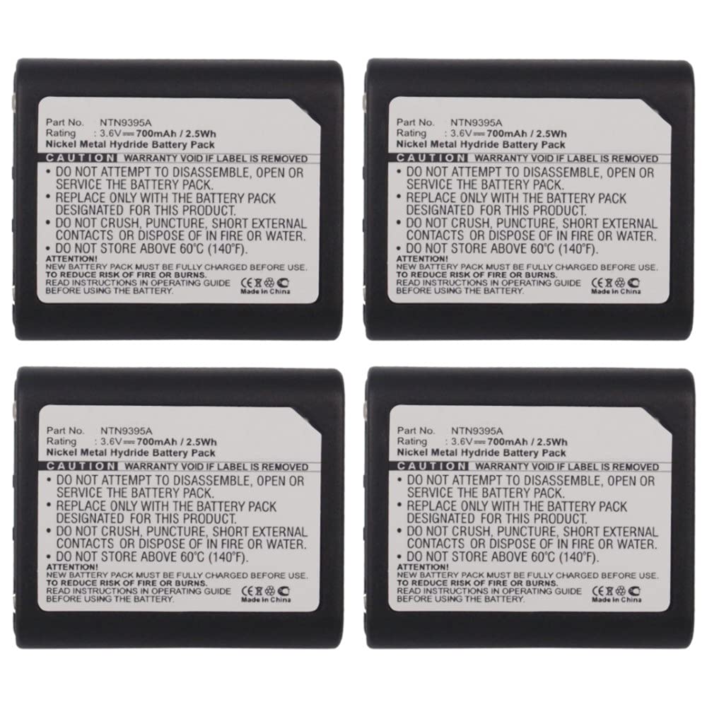 Synergy Digital 2-Way Radio Batteries for Motorola TalkAbout T605 H2O - Ni-MH 3.6V 700mAh Replacement Battery (4-Pack) - Compatible with Motorola 56318 - Perfect for Outdoor Adventures, Hiking, and Emergency Communication