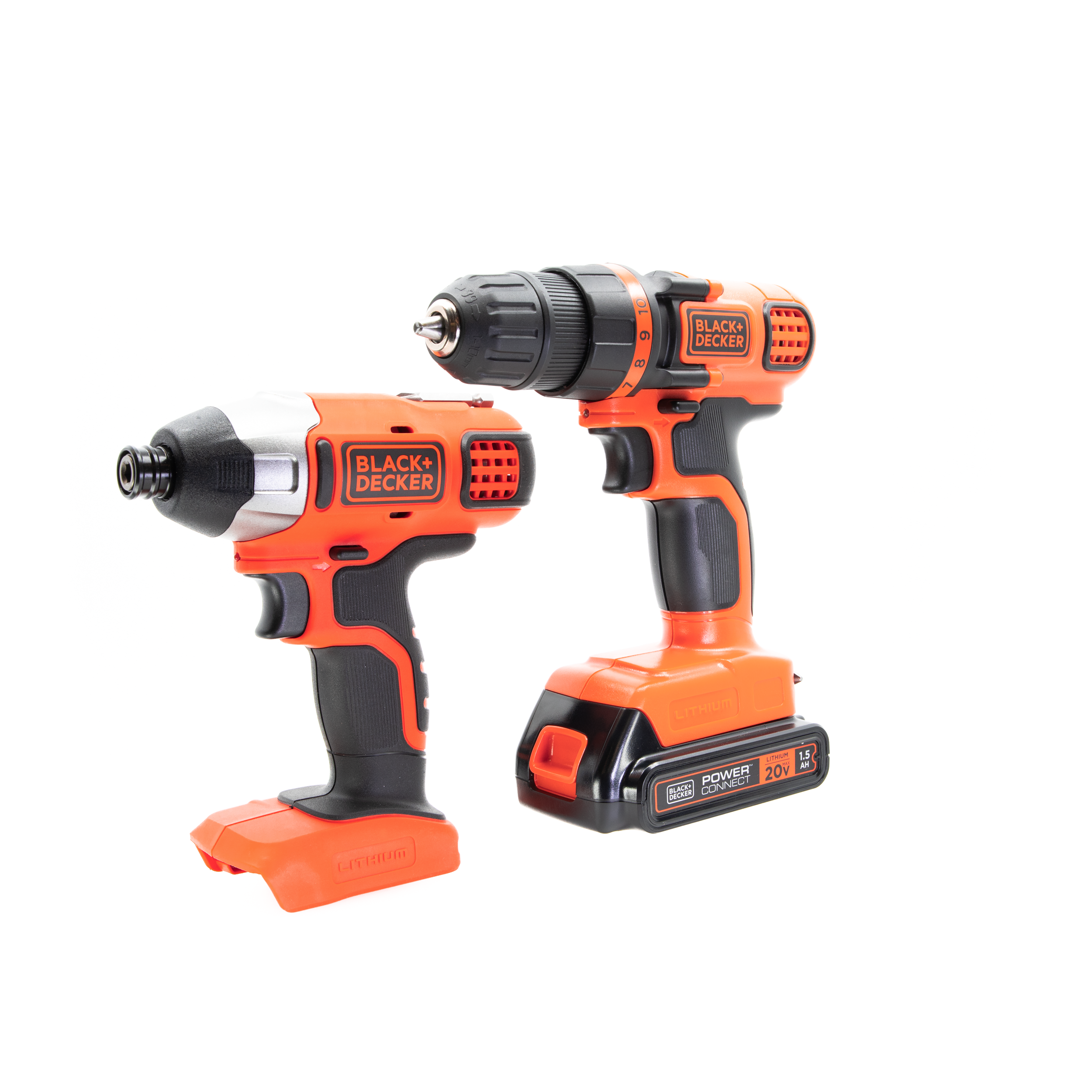 20V MAX* Cordless Drill and Impact Driver Combo Kit with Battery & Charger - Powerful Electric Screwdriver Set for DIY Projects, Home Repairs, and Professional Construction Work