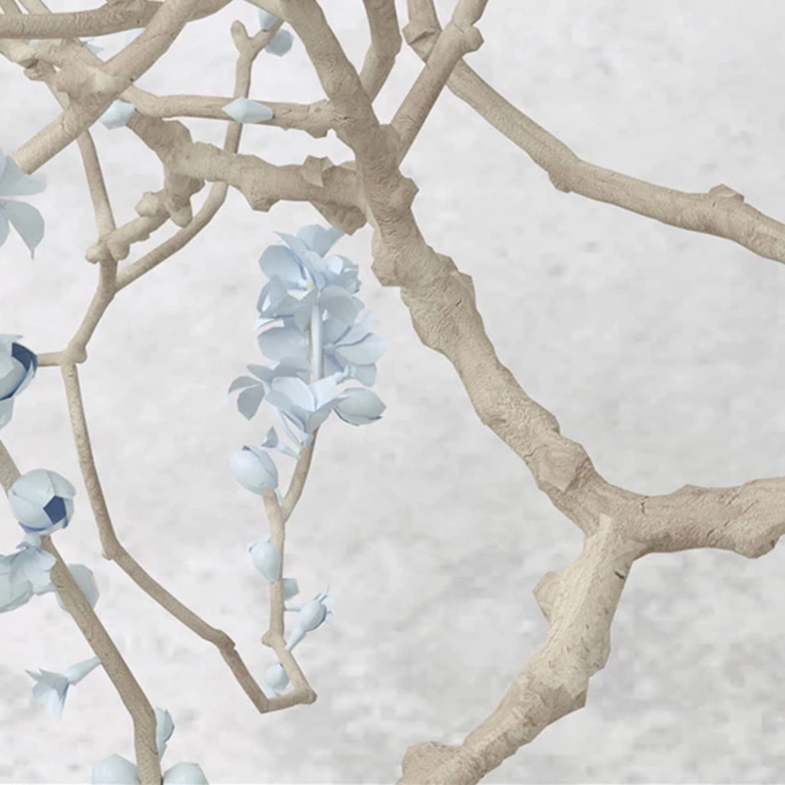 3D Flower Tree Wall Mural Wallpaper - Modern Bedroom & Living Room Decor - 116x83 Inch Large Photo Wall Art - Perfect for Home Interior Design & Wall Painting