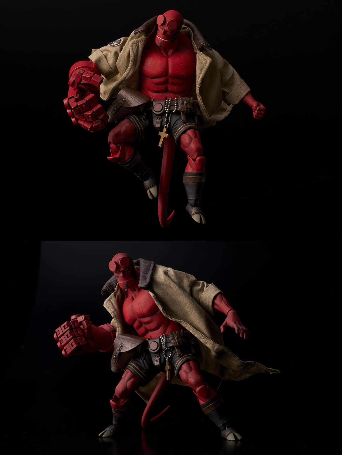Hellboy BPRD Shirt Version 1:12 Scale Action Figure - 1000 Toys Collectible Model for Display & Gifts | Perfect for Comic Fans, Movie Collectors & Shelf Decor