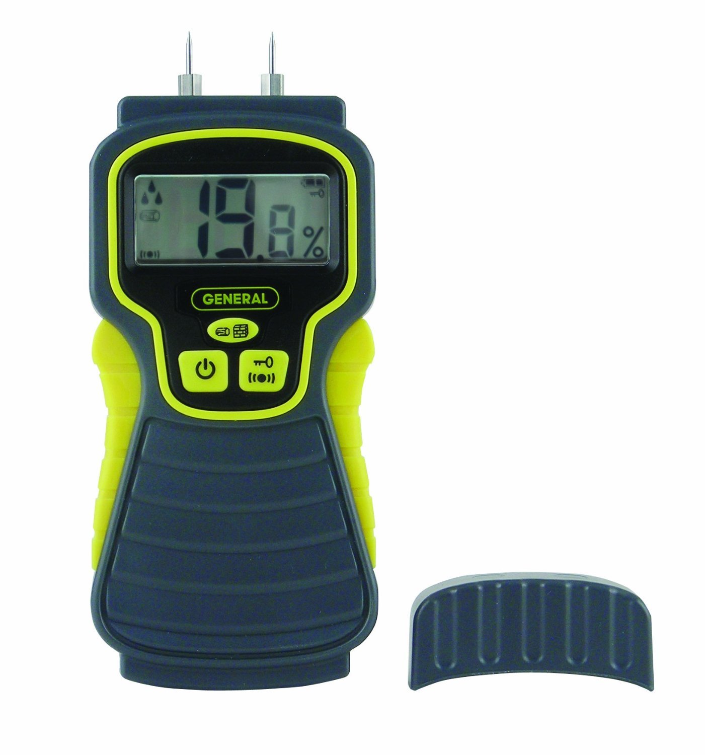General Tools MMD4E Digital Moisture Meter 2-Pack - Accurate Wood & Building Material Moisture Detector for DIY, Construction & Flooring Projects