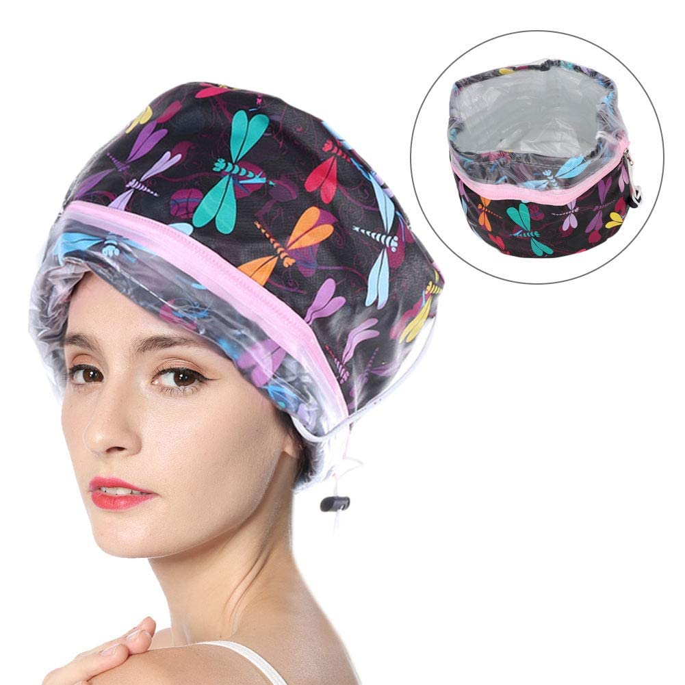 Adjustable Temperature Hair Steamer Hat - Electric Heating Cap for Deep Conditioning & Oil Treatment at Home | Perfect for Salon-Quality Hair Care, Hydration & Scalp Therapy (US)