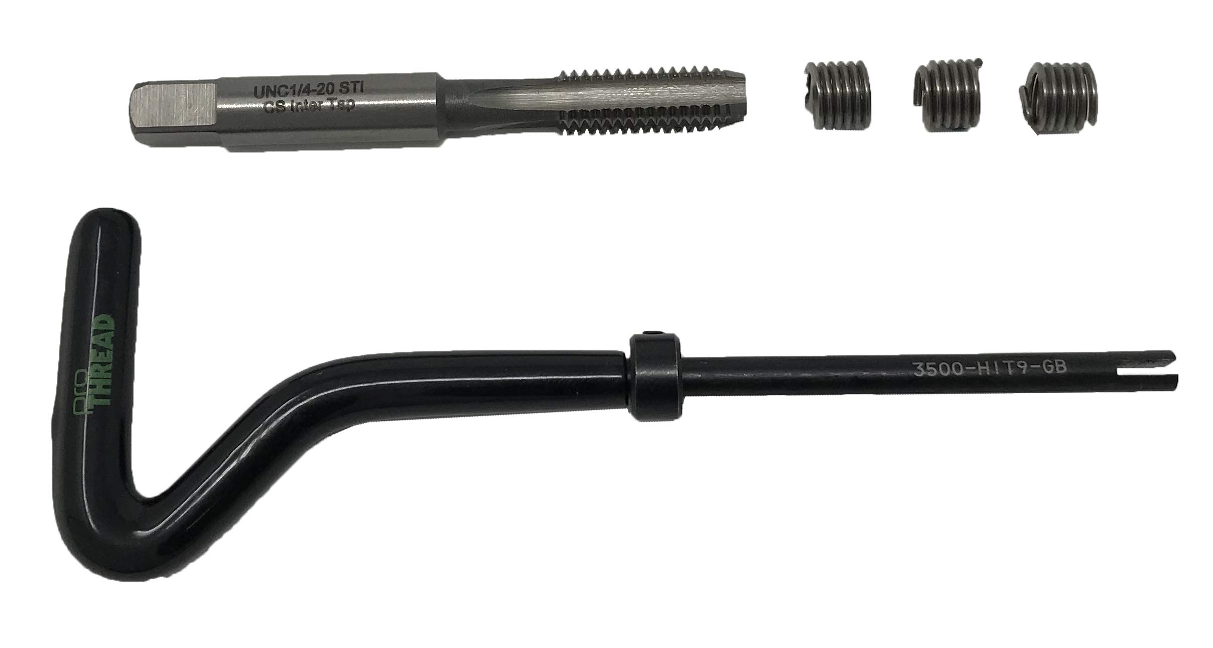 CTA Tools 33049 Pro Thread Kit - UNC 1/4-20 Thread Repair Kit for Automotive, Industrial & DIY Projects - Fix Stripped or Damaged Threads Easily