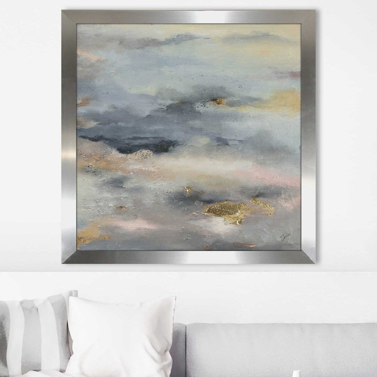 Square Acrylic Night Light - Glow in The Dark Wall Art for Bedroom, Nursery & Home Decor