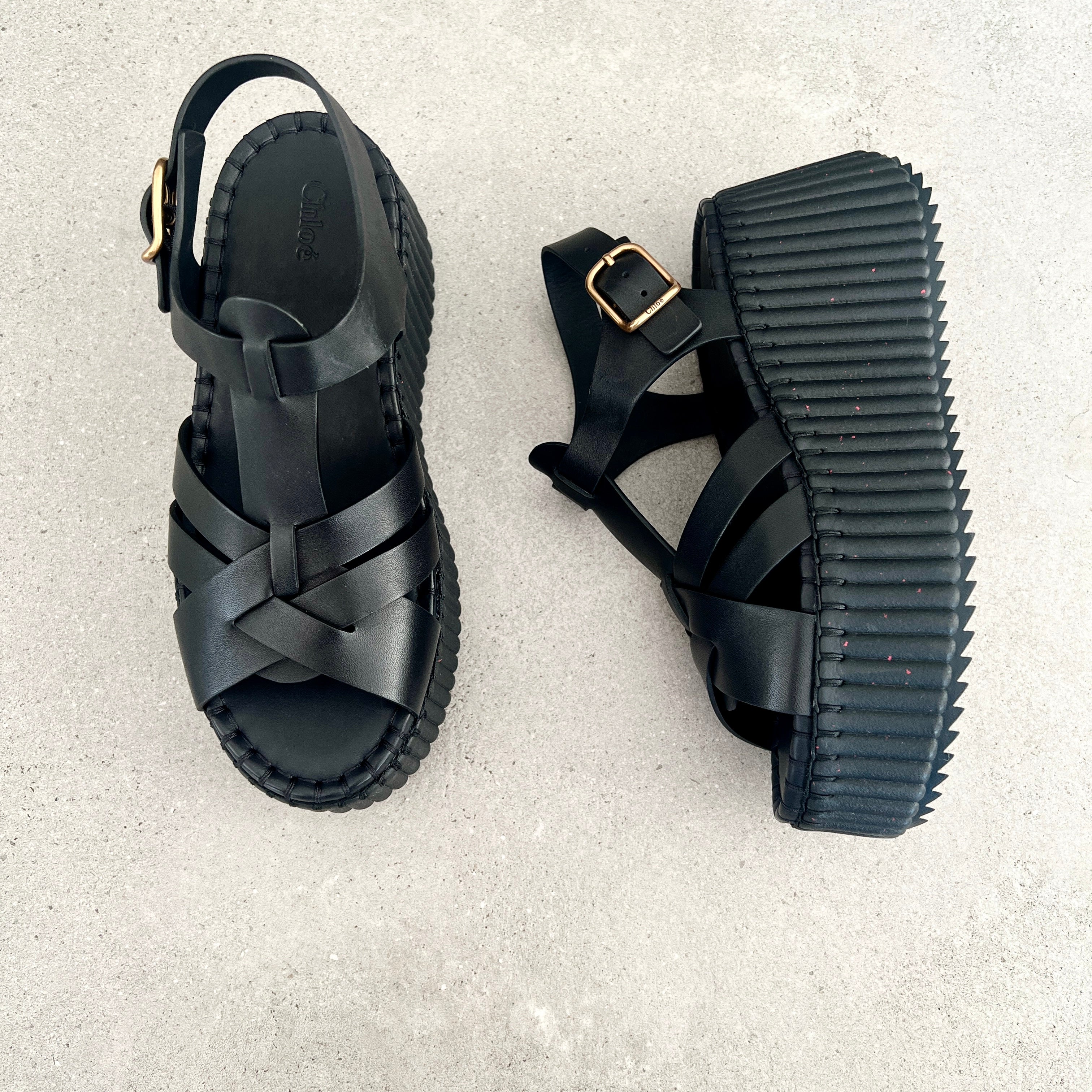 Nama Wedge Sandals in Tonal Black - Stylish & Comfortable Women's Shoes for Casual Wear, Beach, and Summer Outfits