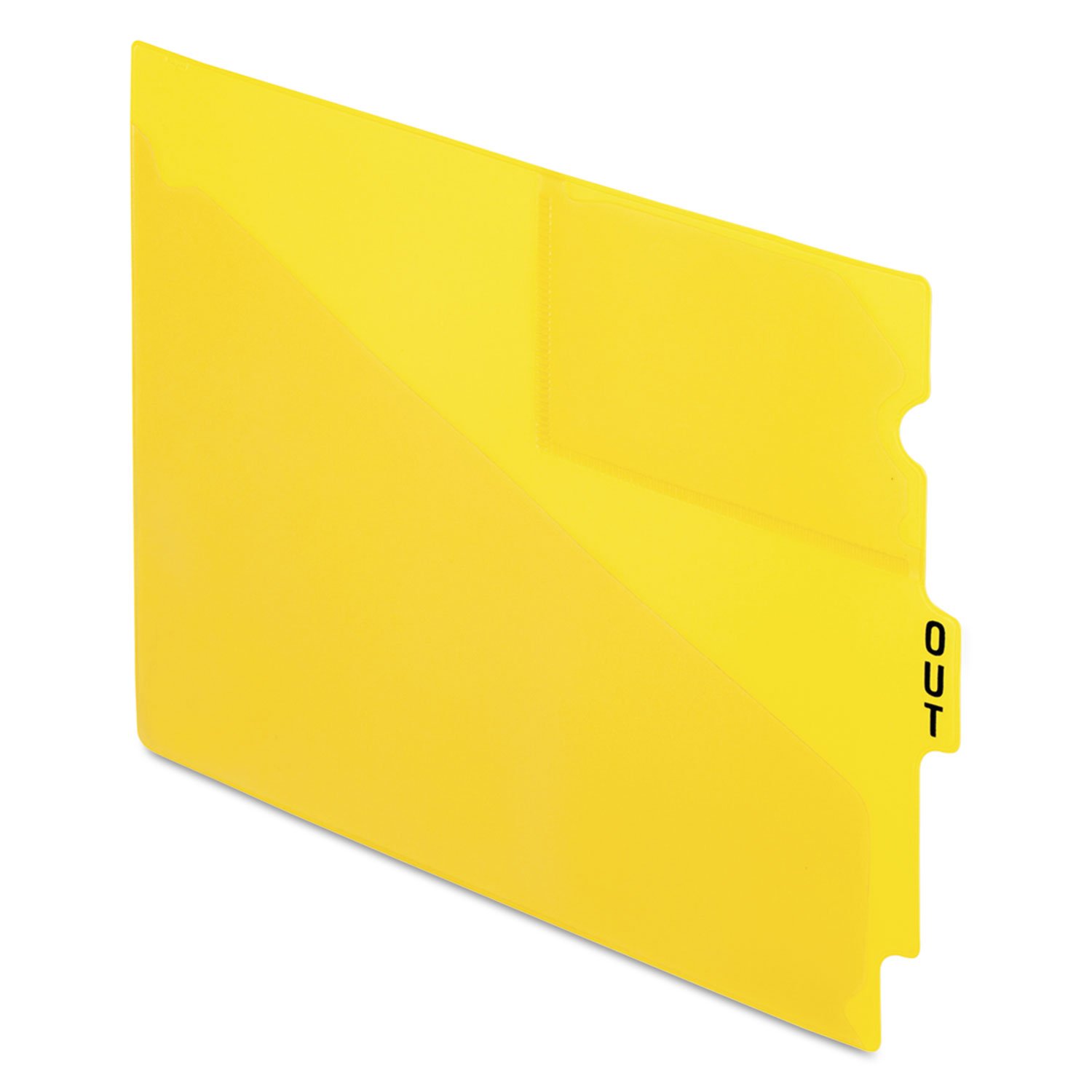 Pendaflex 13544 Letter Size End Tab Poly File Folders - Center 