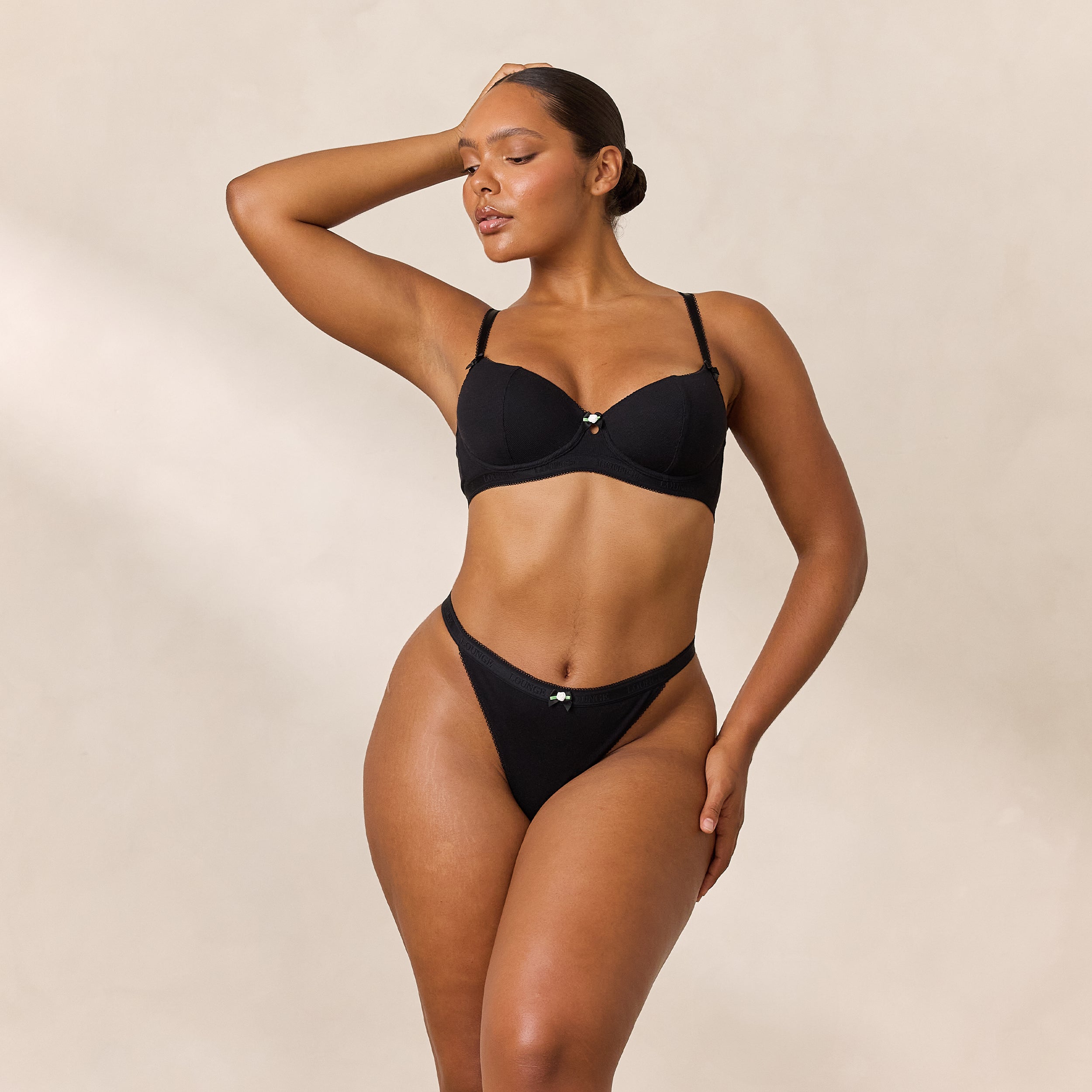 Rosebud Ribbed Balcony Bra - Lace Underwire Push Up Bra for Women, Sexy Comfortable Everyday Wear, Perfect for Date Night & Special Occasions