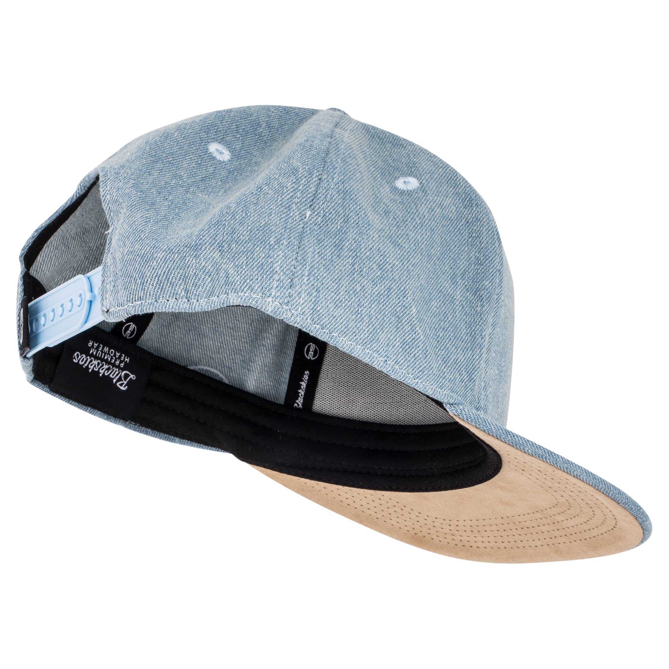Blackskies Eos Snapback Cap - Premium Unisex Denim Baseball Hat with Jeans Visor | Stylish Casual Wear for Men & Women | Perfect for Outdoor Activities, Sports & Street Fashion