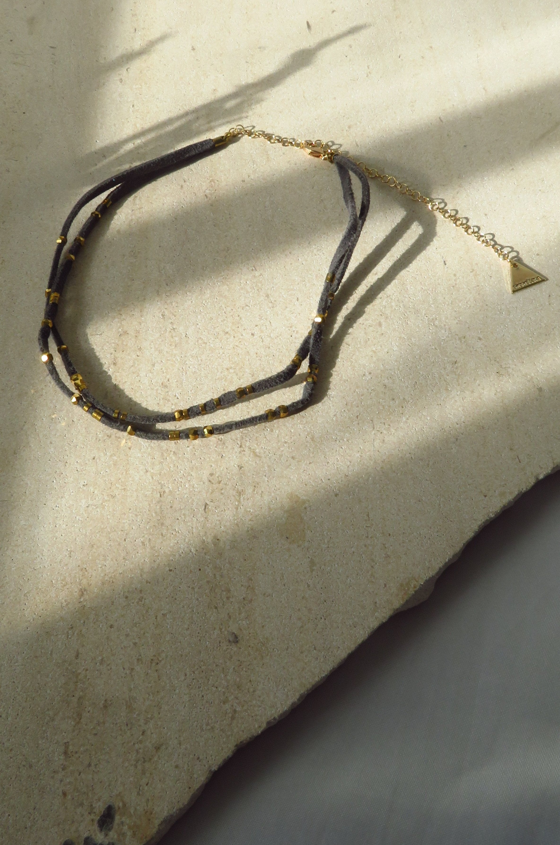 Elegant Suede Beaded Wrap Choker Necklace for Women - Boho Chic Jewelry for Parties, Weddings & Everyday Wear