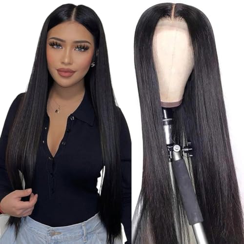 4x4 Straight Frontal Wig