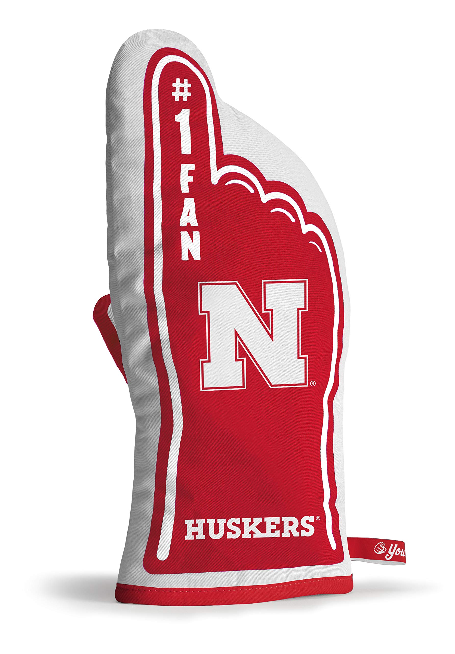 YouTheFan NCAA #1 Oven Mitt - Heat Resistant & Team Spirit Kitchen Glove for Baking, Grilling & Cooking - Perfect for College Football Fans & Home Chefs